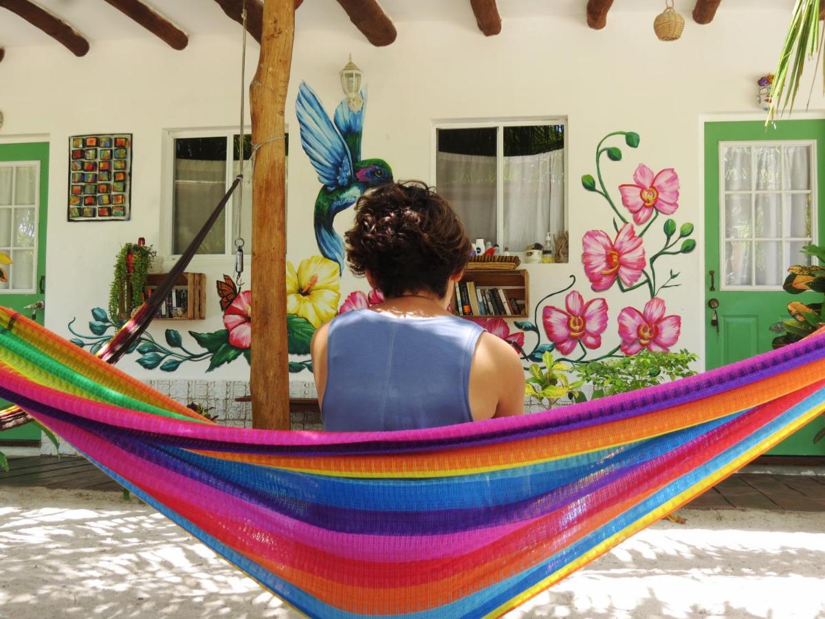 Art Maya Rooms Isla Holbox Bagian luar foto